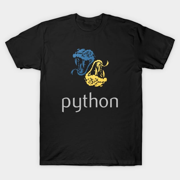 Python Programming Snakes T-Shirt by CWdesign